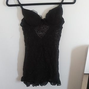 Black victoria secrets lace dress